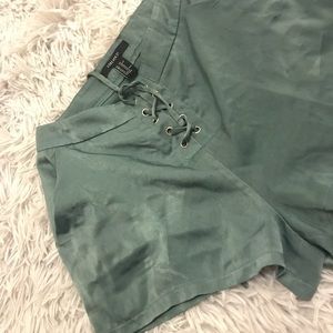 Green forever 21 shorts